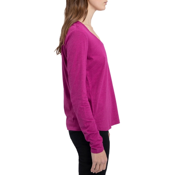 Social Standard by Sanctuary Dylan Scoop Tee, Maternity Top, Magenta Rose, M,NWT - Picture 2 of 11